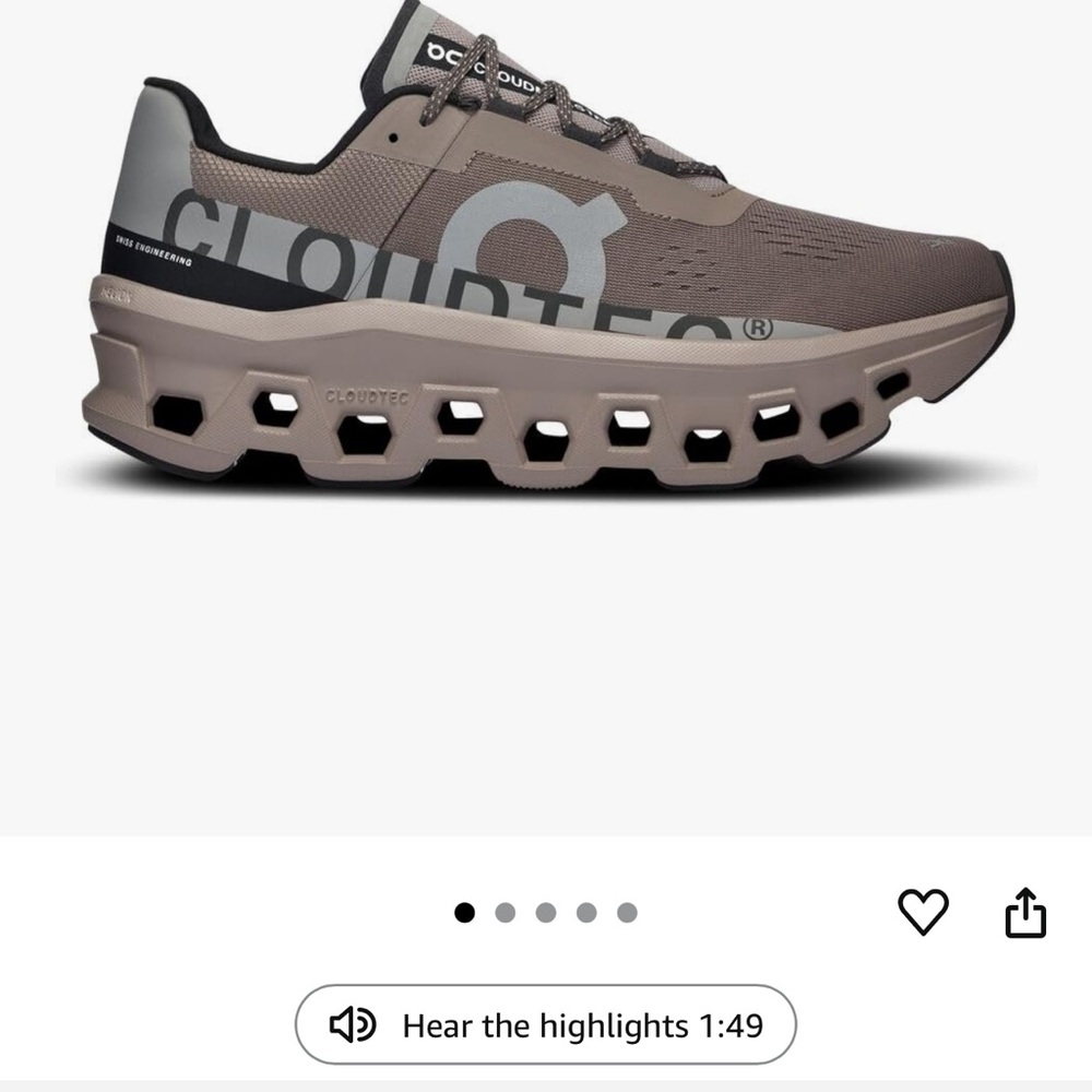 On Running Cloudmonster shoes